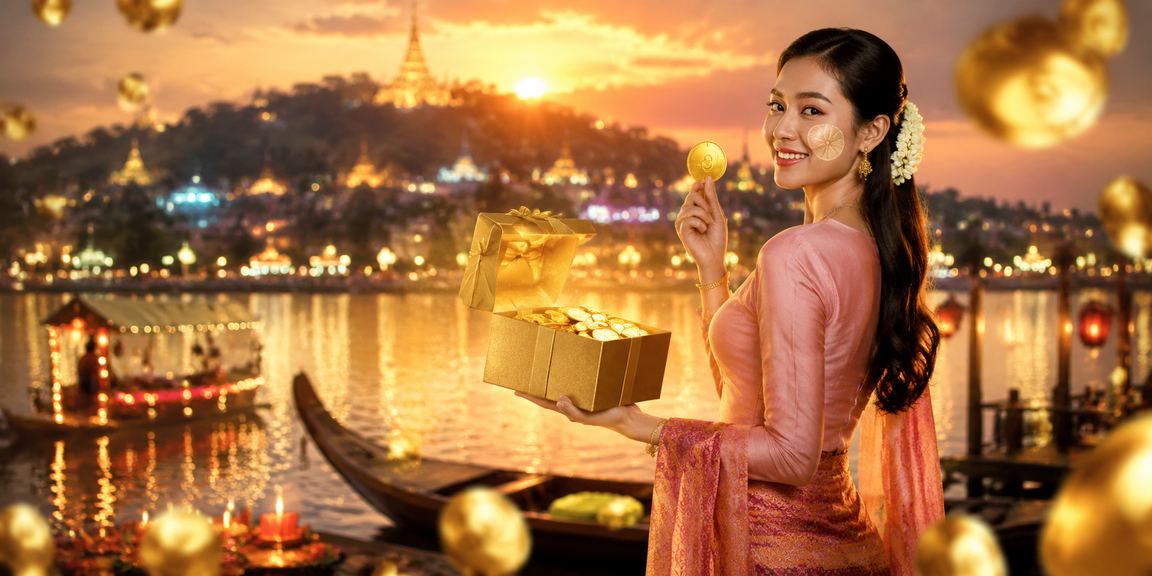 မန္တလေးမြစ်တောင်ပေါ် ဘောလုံးလောင်းကစားပြီး စလော့ကစားသမားများ